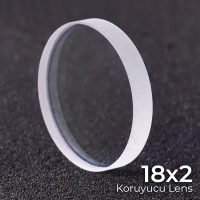 18x2 mm Koruyucu Lens