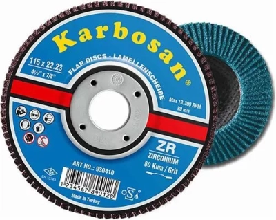 Karbosan 115 Flap Disk Zr 80 Kum (10 Adet)